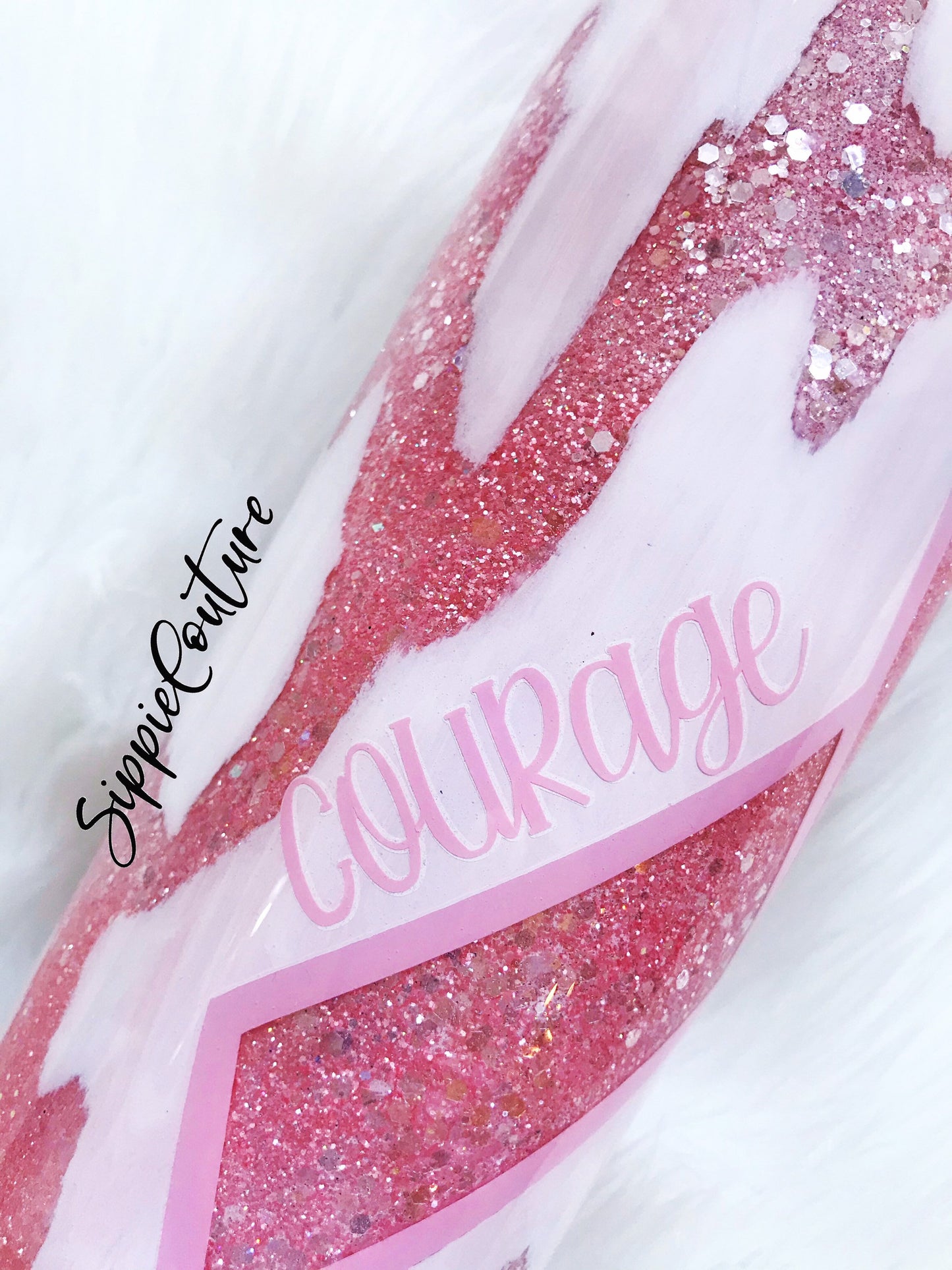 Cancer Awareness Ribbon Support Tumbler