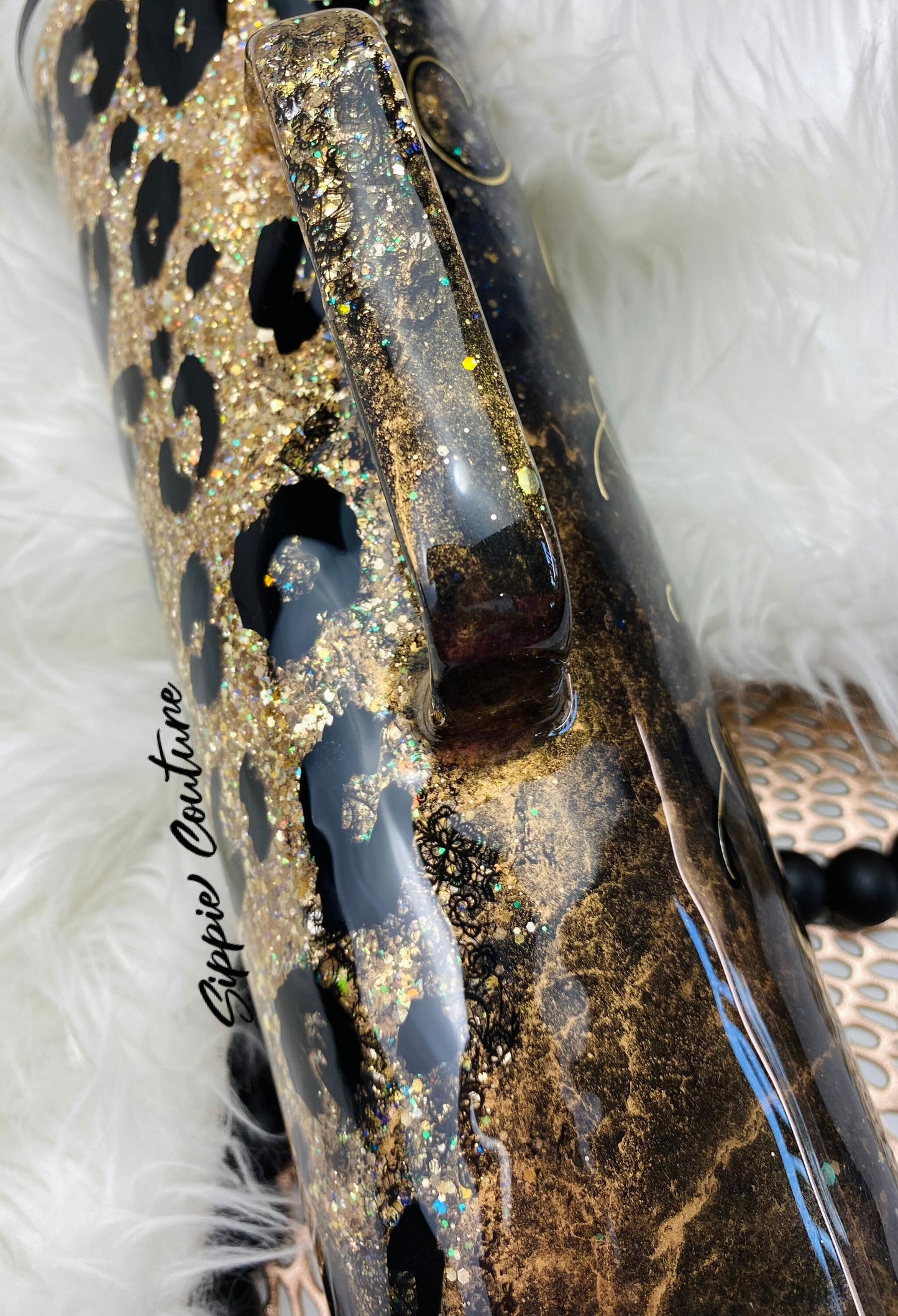 Marble Leopard Custom Tumbler