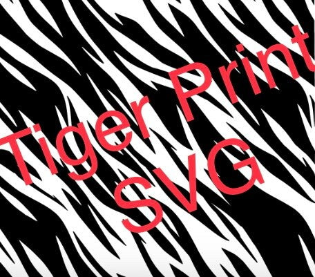 Tiger Print SVG
