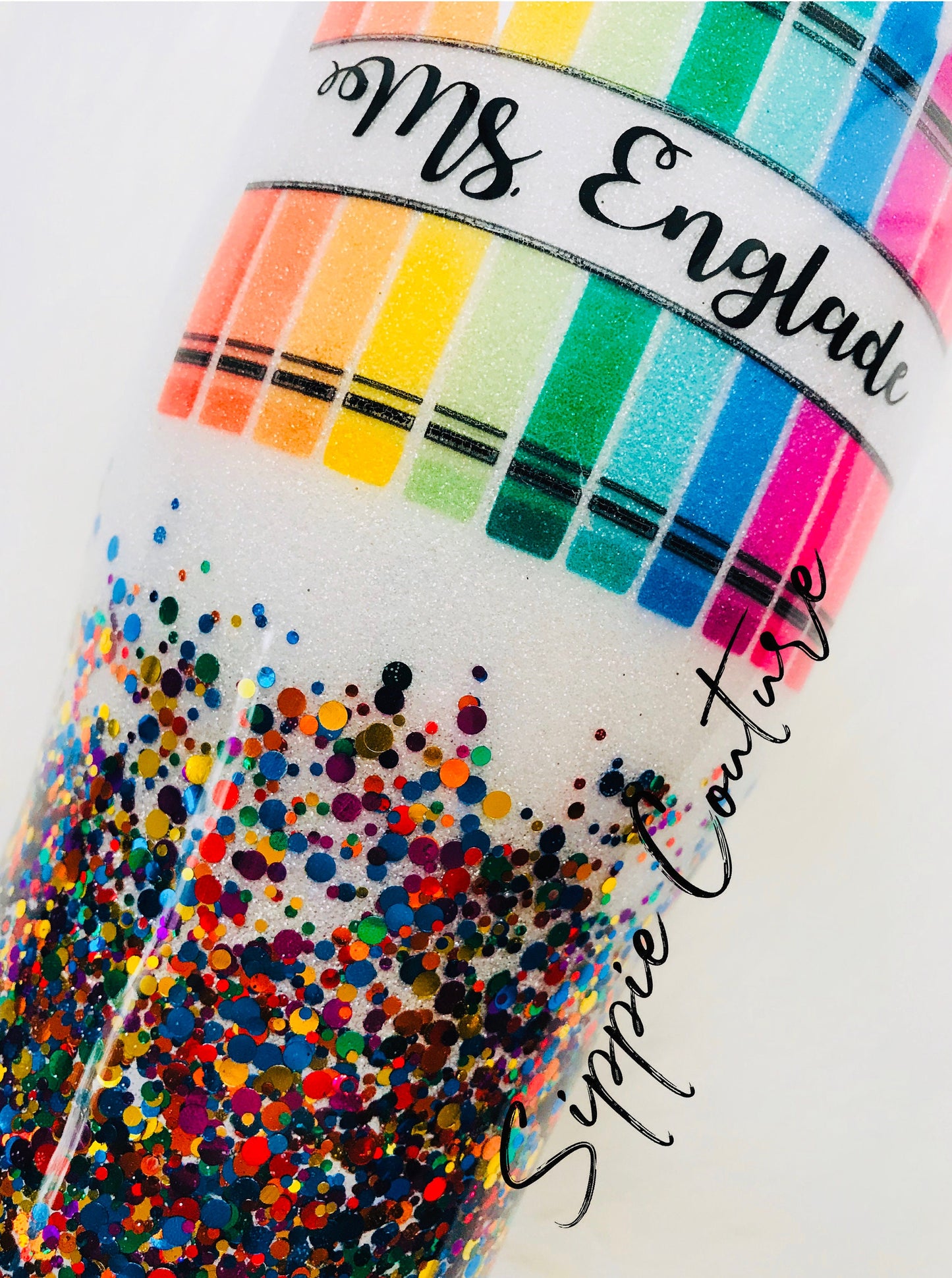 Crayon Dots Custom Tumbler
