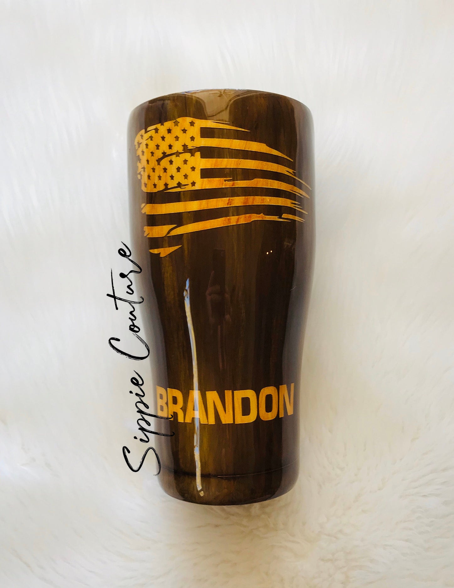 Duck Hunting Woodgrain Tumbler