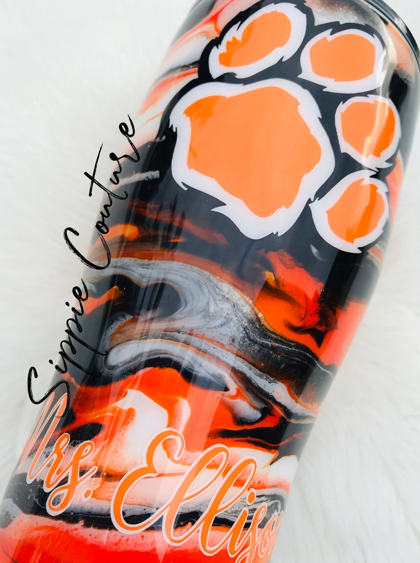 Custom Swirled Tumbler