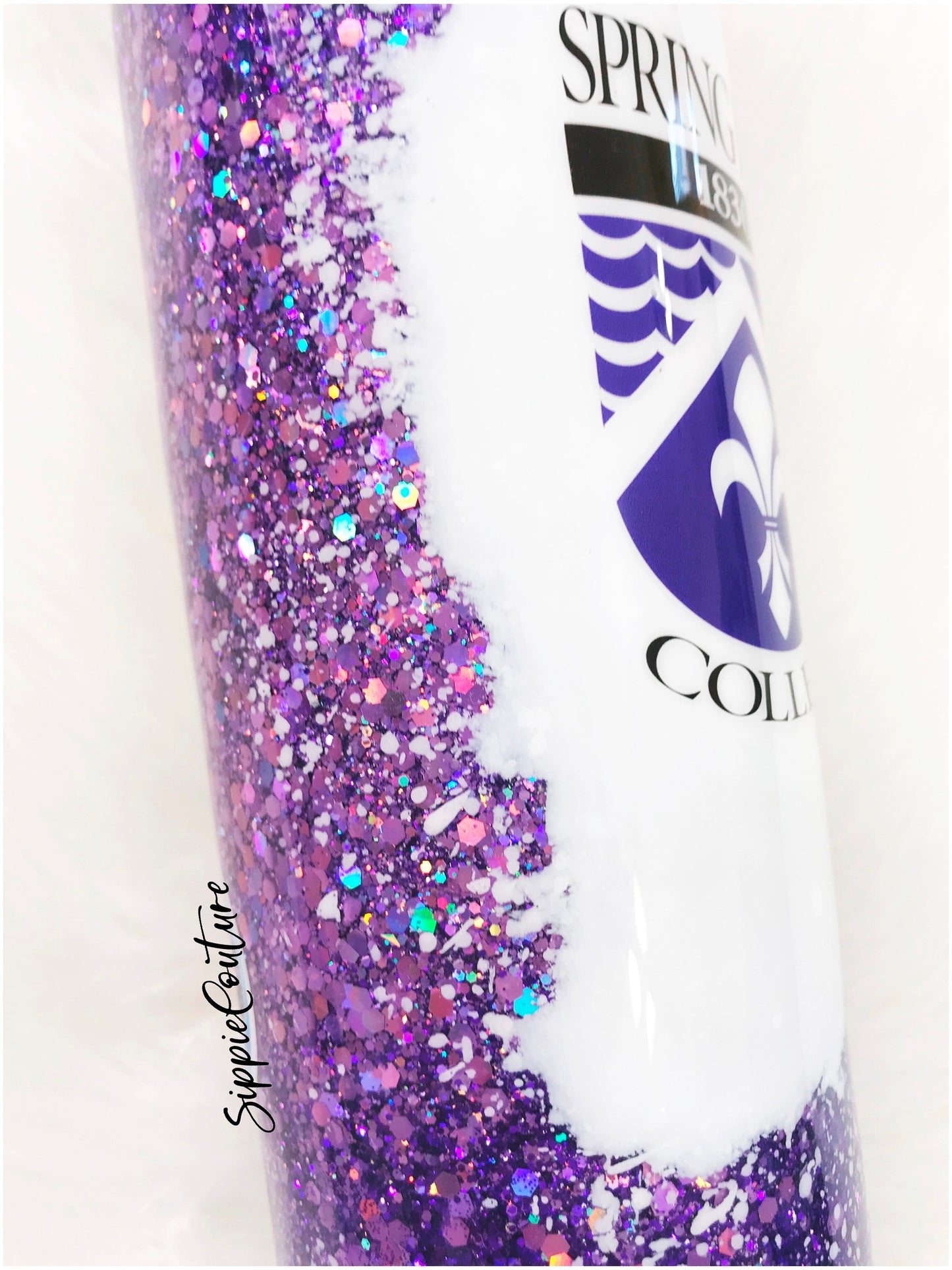 Bleach Splatter Custom Tumbler