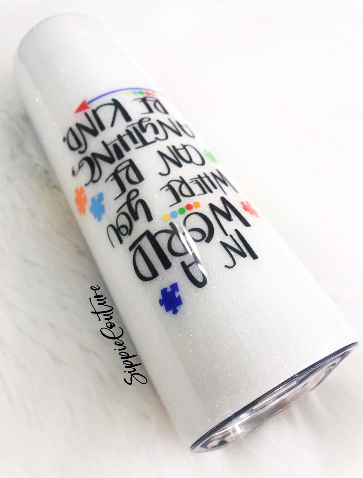 Be Kind Autism tumbler