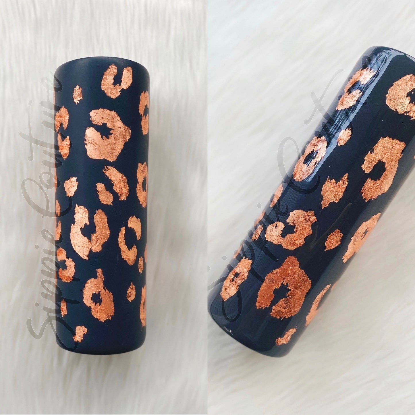 Leopard & Leaf Tumbler