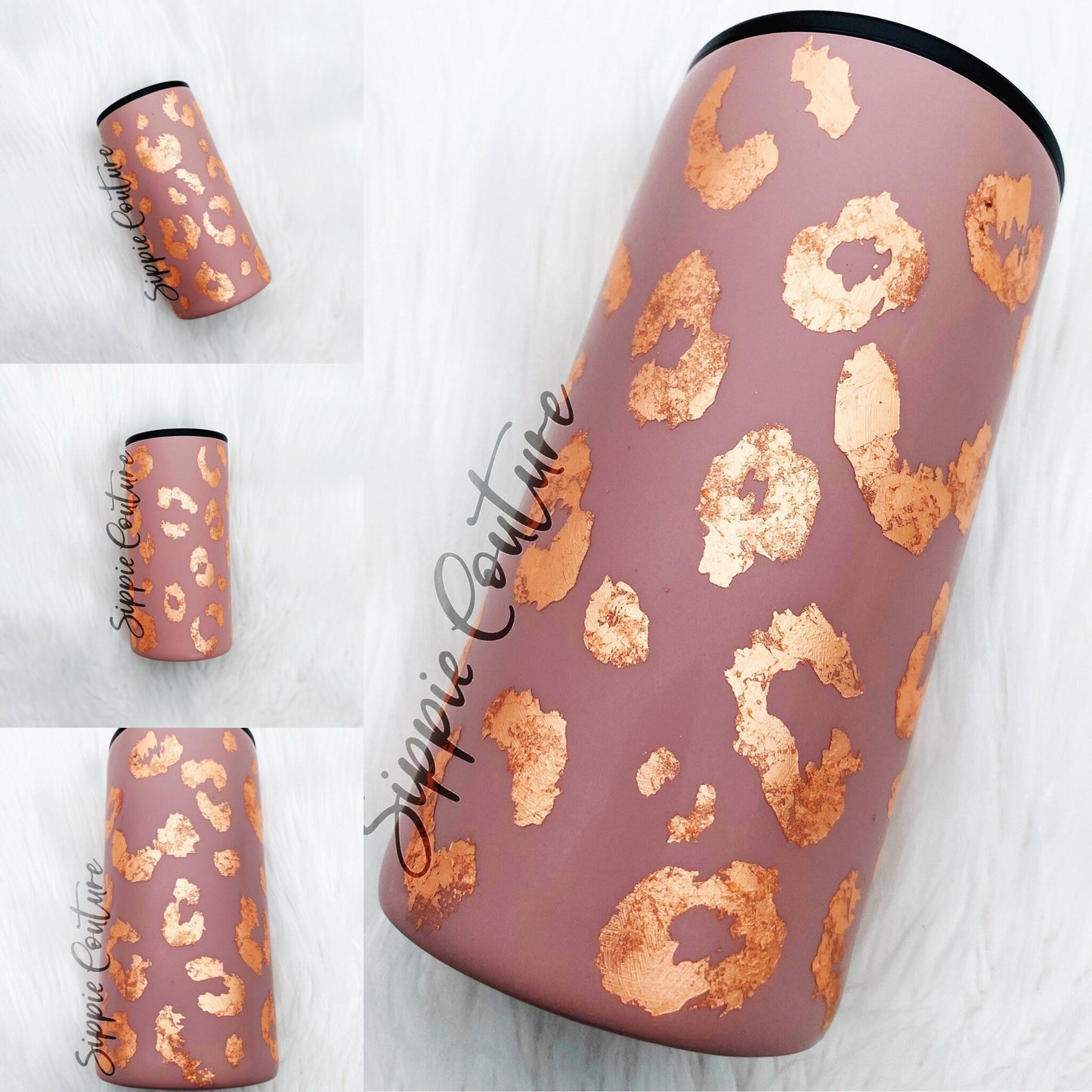 Leopard & Leaf Tumbler