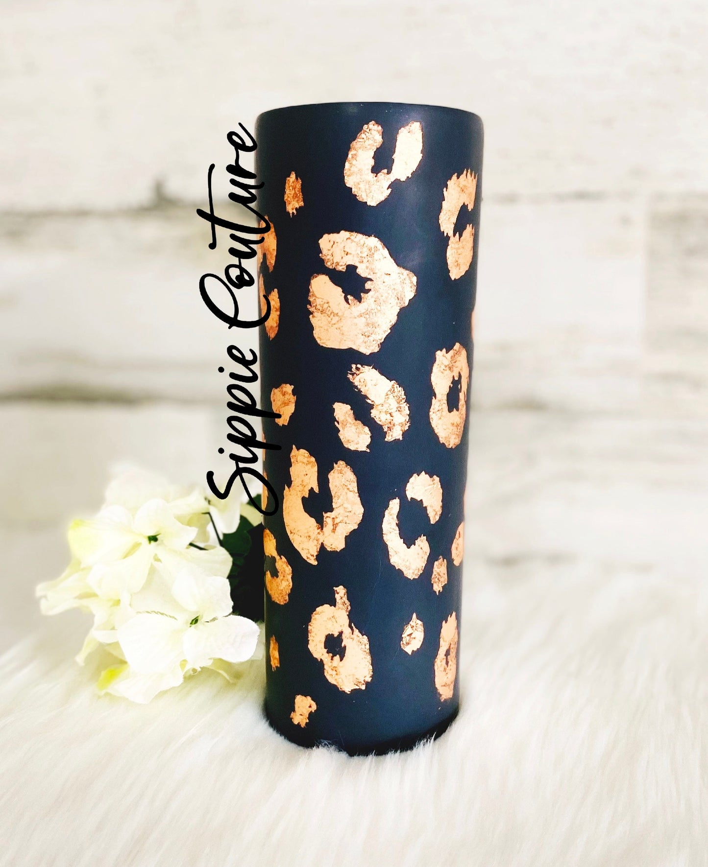 Leopard & Leaf Tumbler