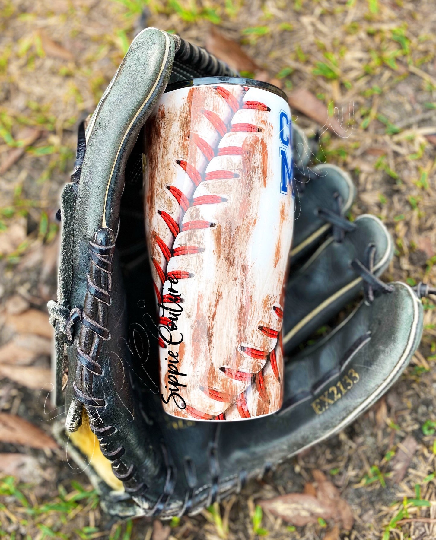 Baseball Dad Coach Tumbler