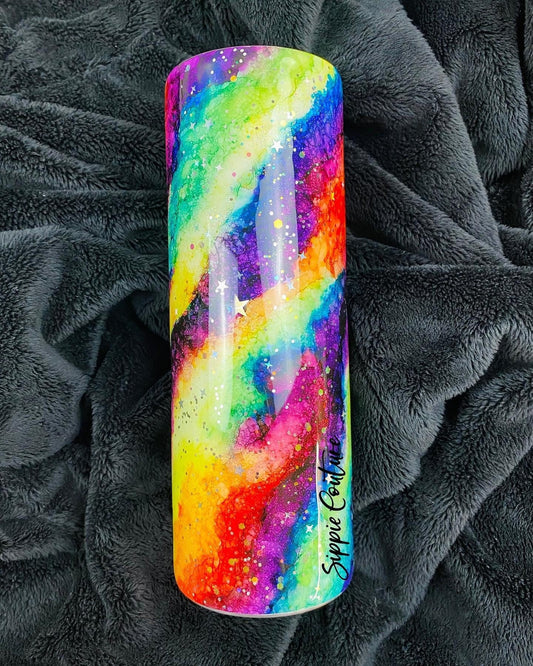 Rainbow Galaxy Tumbler