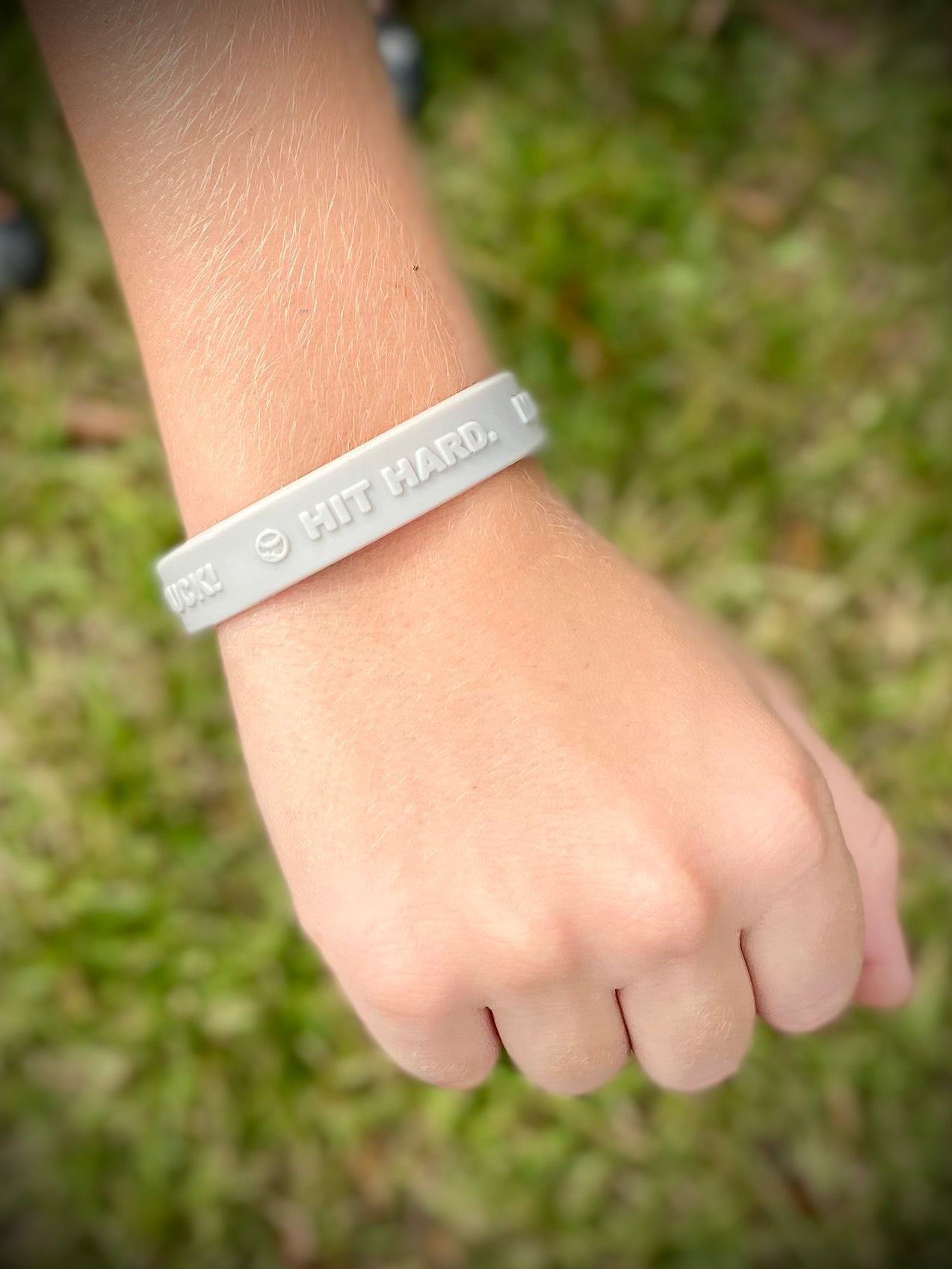 Hit Hard. Play Smart. Move Fast. Dont Suck! - Youth Bracelet