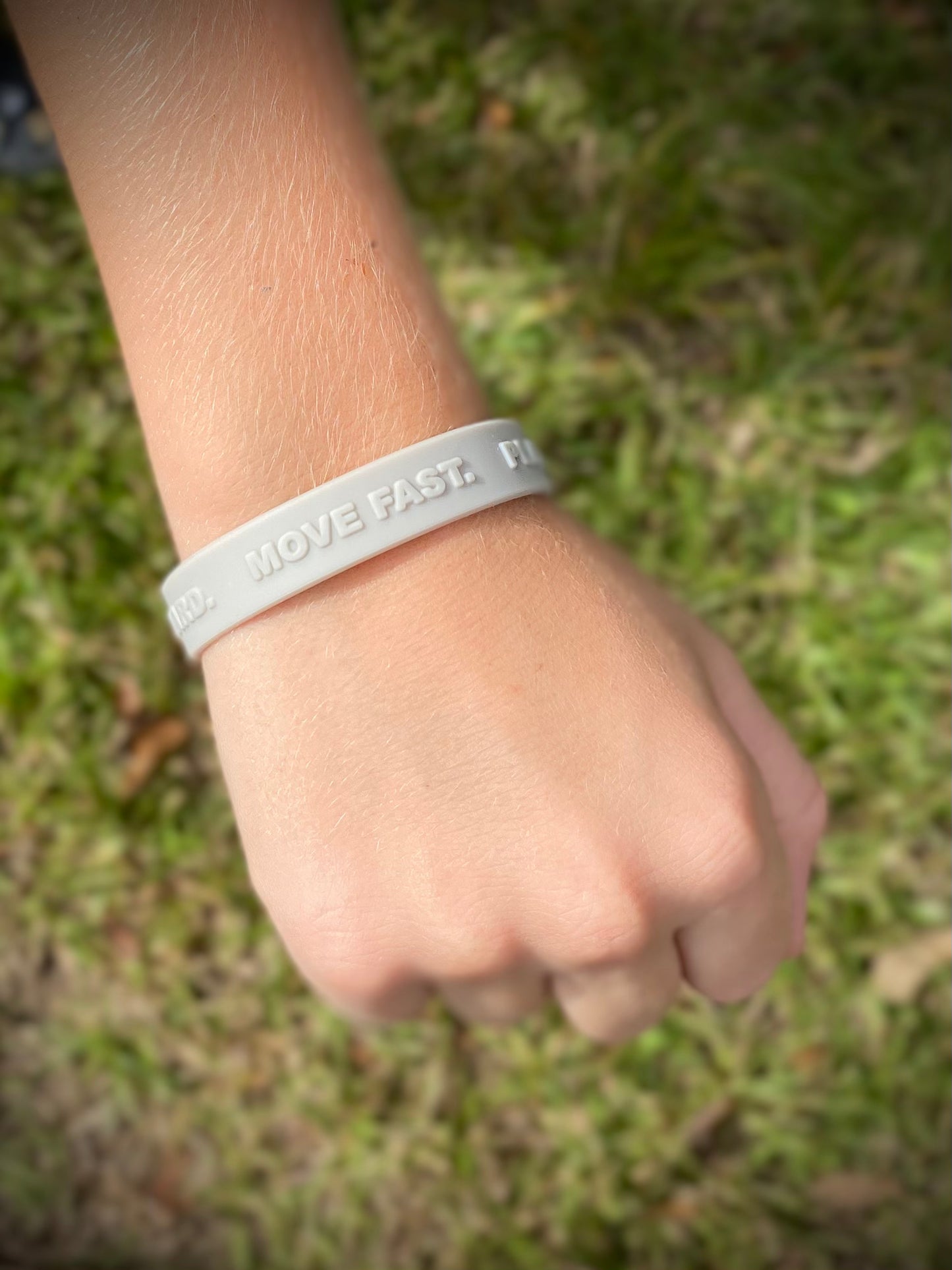 Hit Hard. Play Smart. Move Fast. Dont Suck! - Youth Bracelet