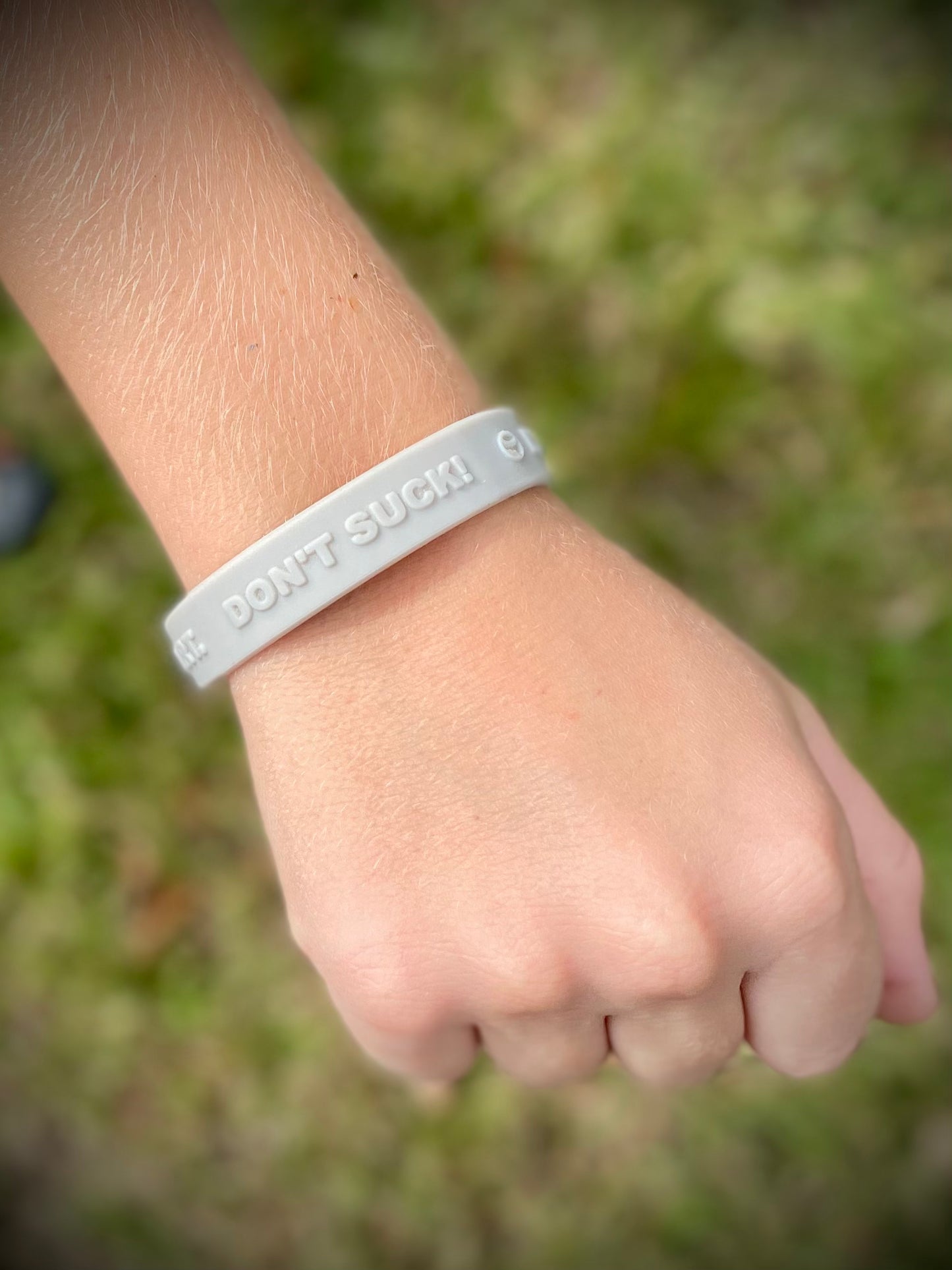 Hit Hard. Play Smart. Move Fast. Dont Suck! - Youth Bracelet