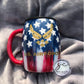 American Flag Insulated Coffee Mug Tumbler