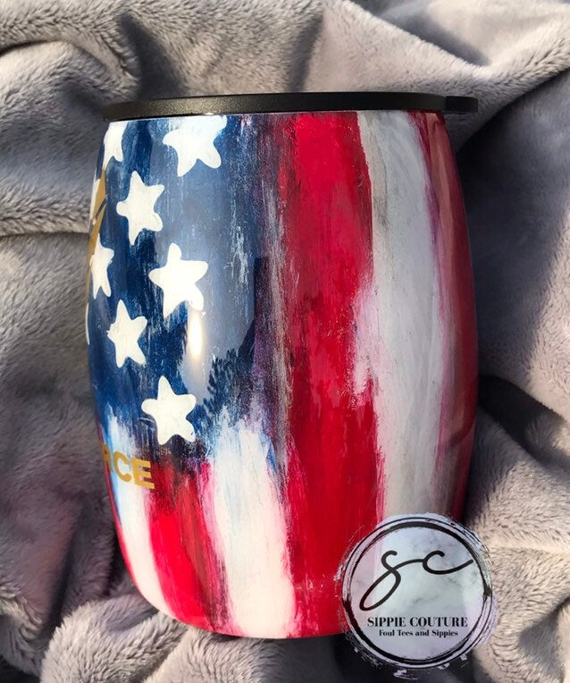 American Flag Insulated Coffee Mug Tumbler