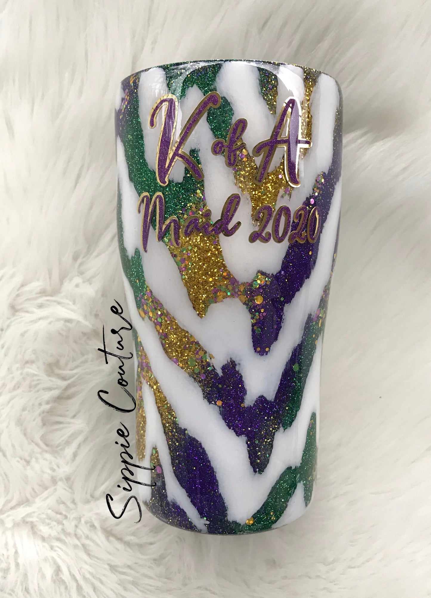 Pour me something mister Mardi Gras tumbler