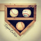 Mini Baseball Game ball display case