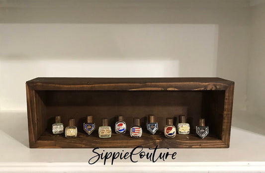 Shadow Box Championship Ring Display Case