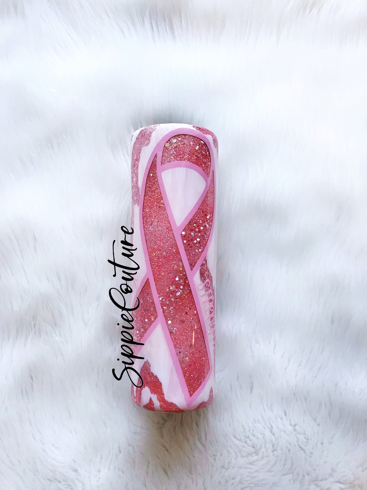 Cancer Awareness Ribbon Support Tumbler