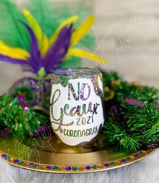 No Geaux Mardi Gras Tumbler