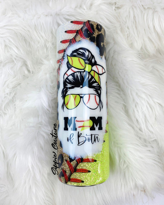 Baseball Softball Mom Custom Tumbler