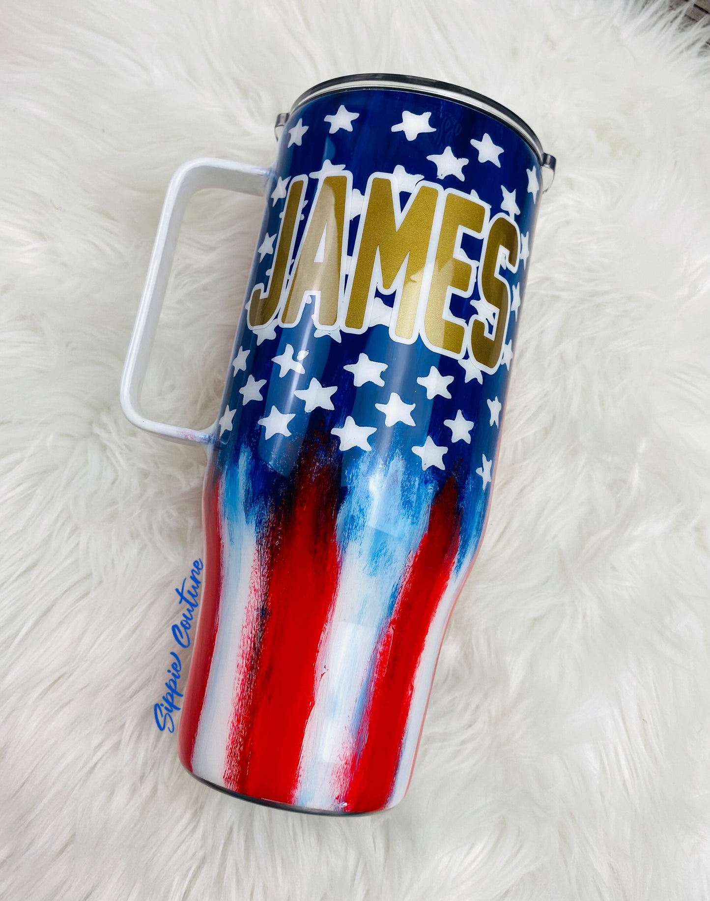 American Flag Insulated Coffee Mug Tumbler