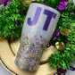 Shut up Liver You’re fine Mardi Gras Glitter Tumbler