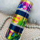 Tropical Summer Glitter Custom Tumbler