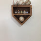 Mini Baseball Championship Ring and Game Ball Display case