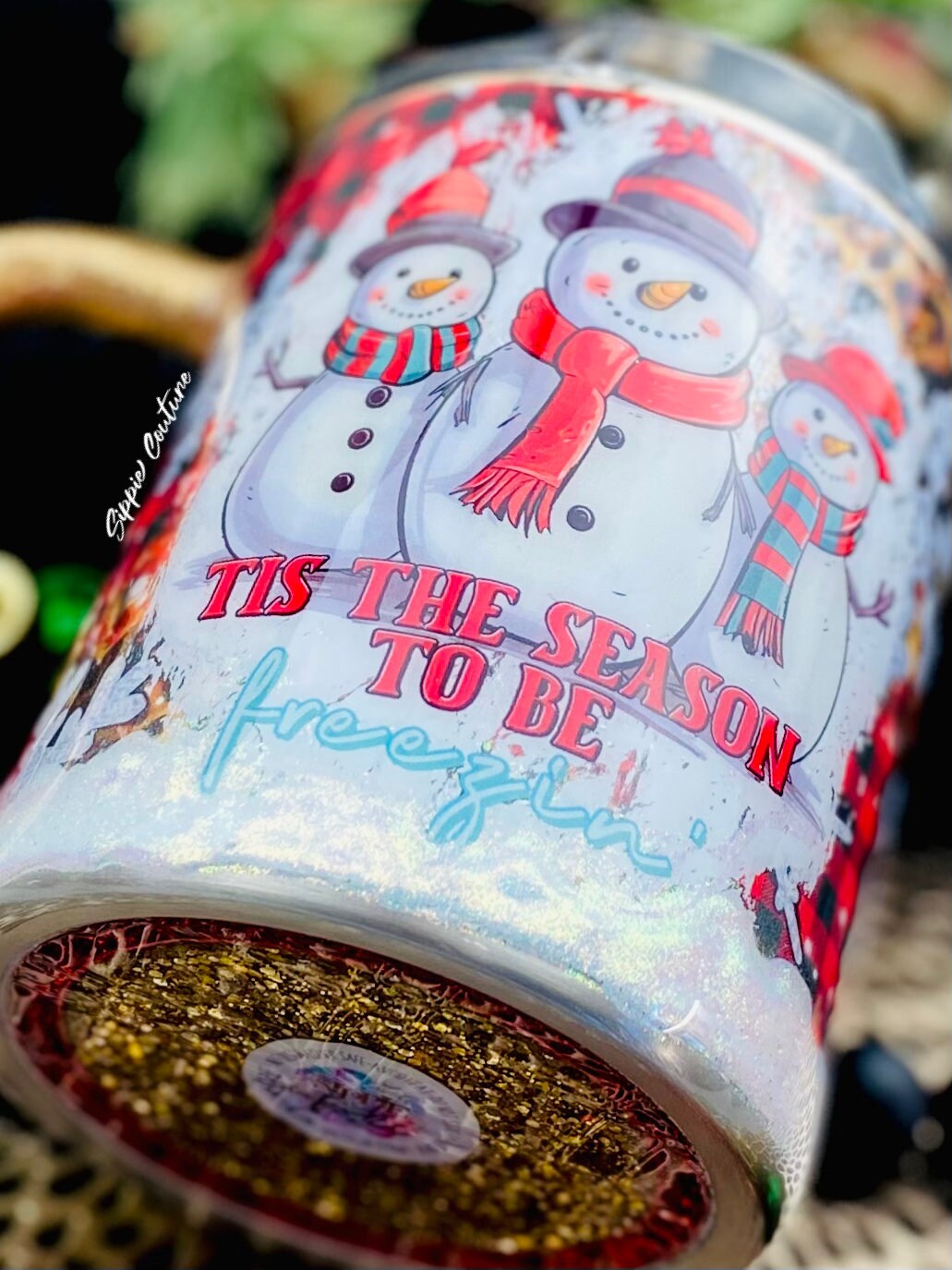 Tis the Season to be Freezin Christmas Mug Tumbler