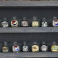 Two Tiered Shadow Box Championship Ring Display Case