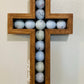 Cross Golf ball Display Case - Golf shadow box