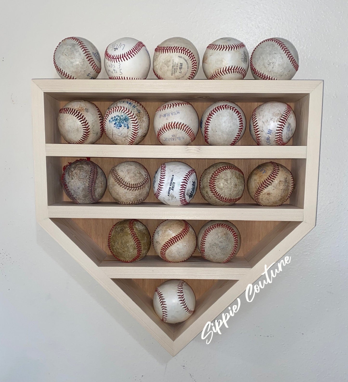 Baseball Display Case. Game Ball Trophy Case