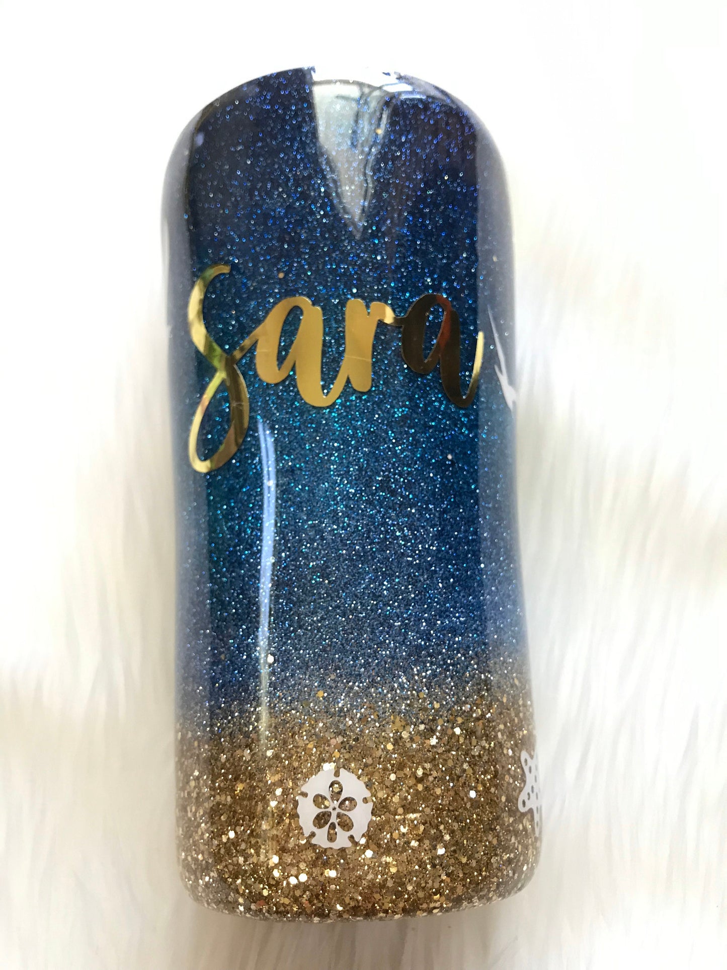 Glitter Beach Tumbler