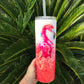 Flock Off Flamingo Custom Tumbler