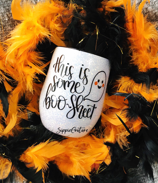 Boo Sheet Halloween Ghost Tumbler