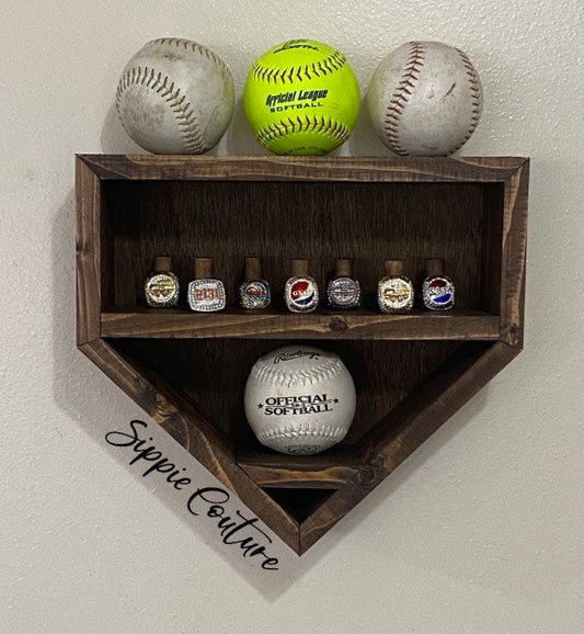 Mini Softball and/or Ring Display case