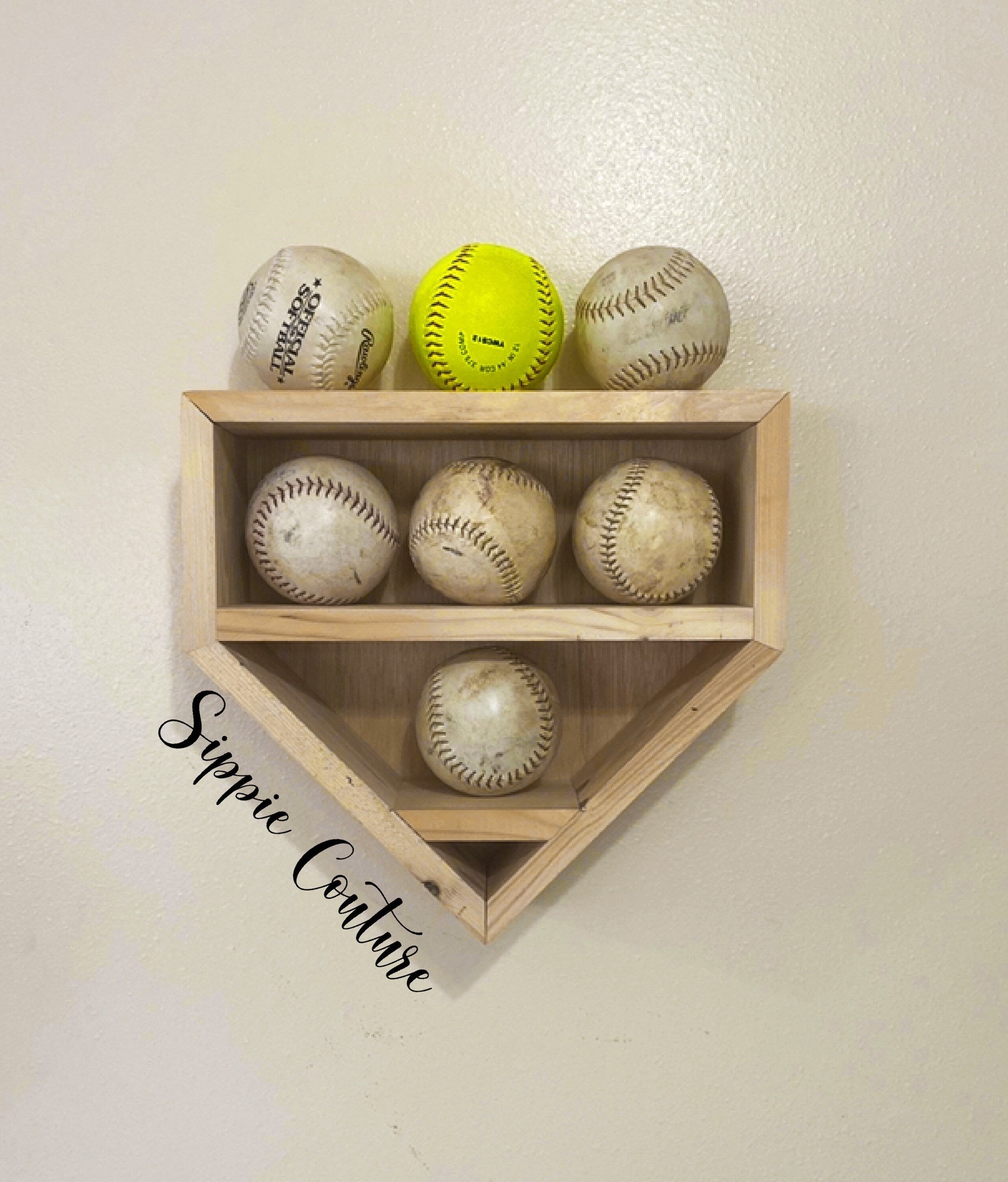 Softball Spectating Box Mini Softball display case – sippiecouture