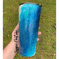 Footprints Beach Swirl Tumbler