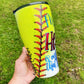 Heart on the field Baseball Softball Mom Tumbler