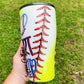 Heart on the field Baseball Softball Mom Tumbler