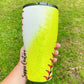 Heart on the field Baseball Softball Mom Tumbler