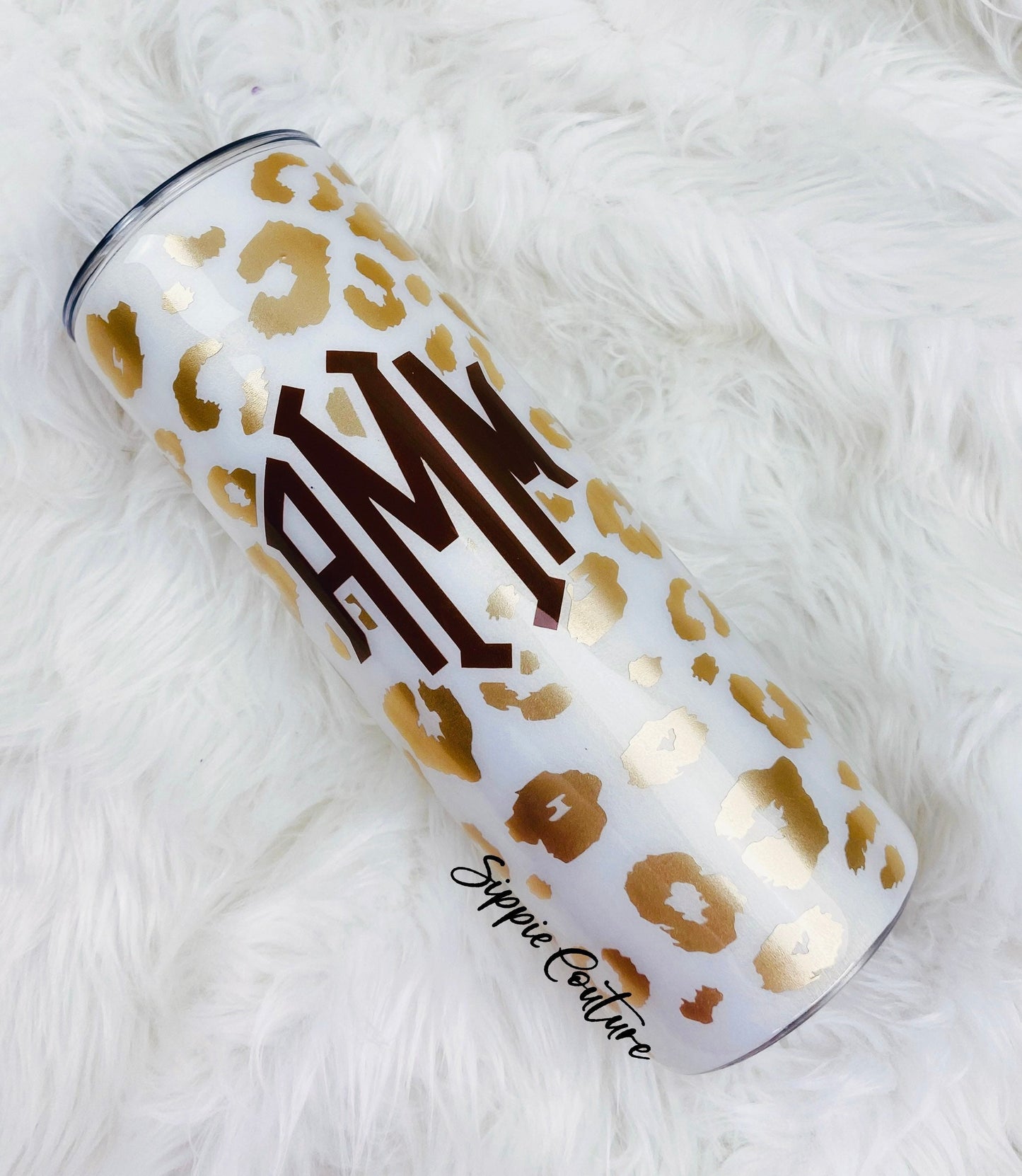 Metallic Leopard Tumbler