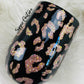 Leopard Tumbler peekaboo glitter
